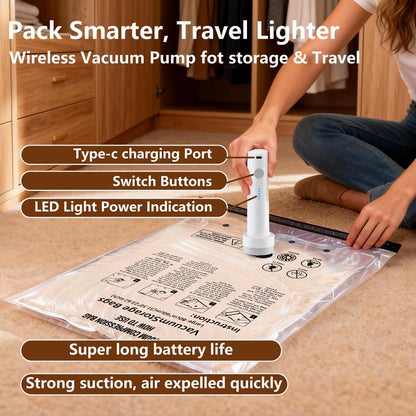 Vacuum Storage Bag Set – 15 Pack